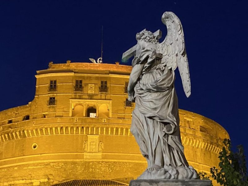 Gli angeli di Bernini su ponte Sant’Angelo