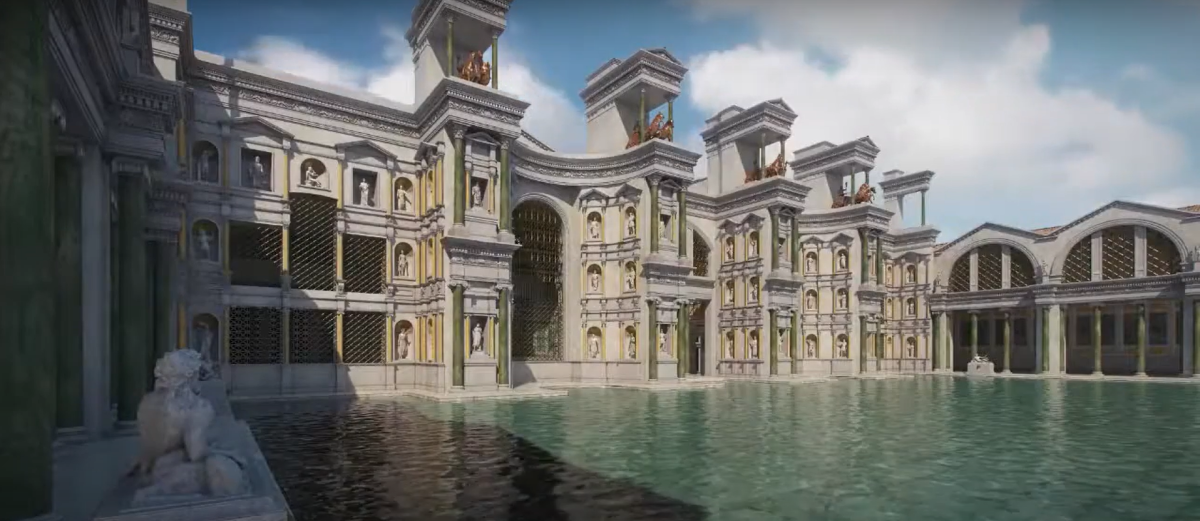 Natatio, la piscina principale delle antiche Terme di Diocleziano ...